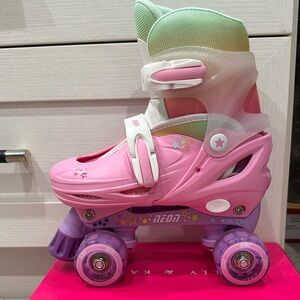 Neon rollerskates/rollerblades for kids